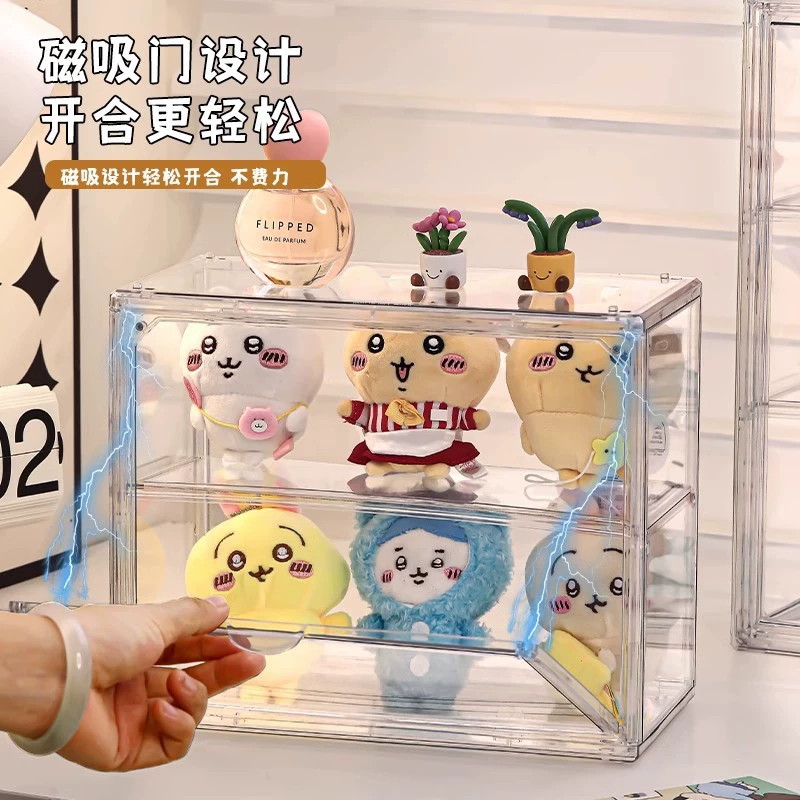 Transparent stand, doll, acrylic storage box, cotton pendant