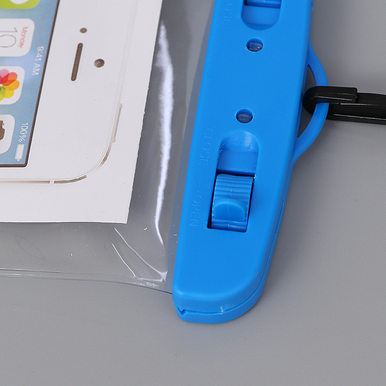 Waterproof bag factory wholesale mobile phone waterproof bag transparent protective case hot spring seal touch screen neck strap classic style