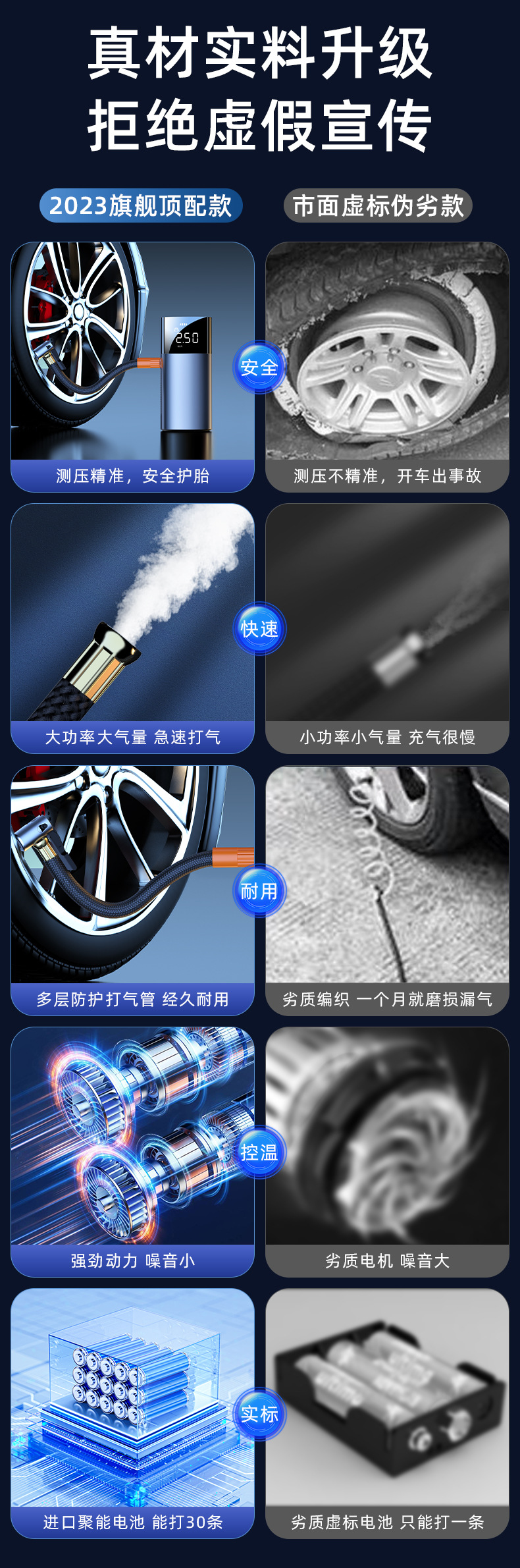 2025 new car inflator digital display cross-border wireless inflator car tire inflator factory direct supply