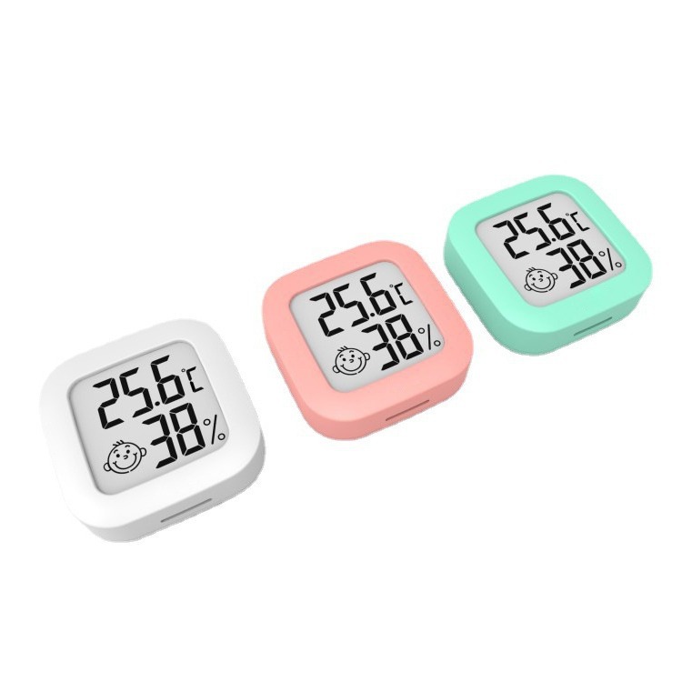 迷你型温度计婴儿房室内精准温度表电子高精度客厅干湿检测显示器