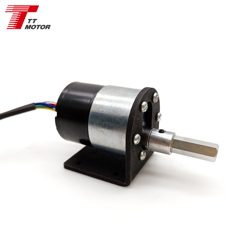 3625直流无刷减速电机闭环控制内置驱动 37mm无刷齿轮减速马达