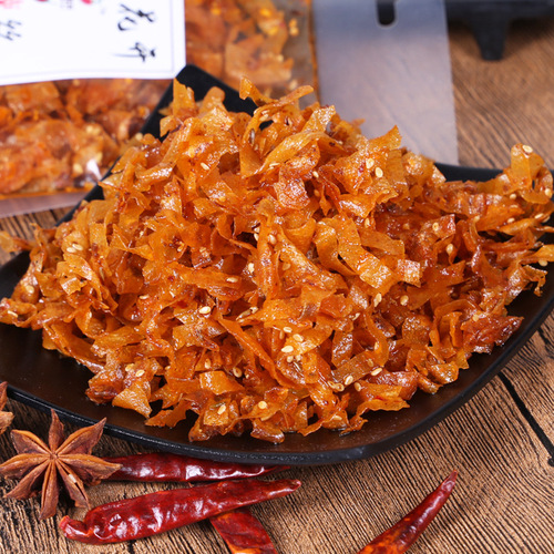 Hunan Specialty Hand-Torn Spicy Bean Curd Sheets | Chongqing Spicy Nostalgic Snack for '80s Kids | Homemade Internet-Famous Chili Strips, 125g per Pack