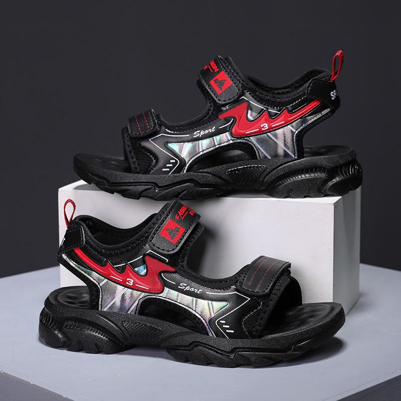 Sandalias para niños 2023 nuevos zapatos de verano para niños zapatos de playa suaves para niños sandalias deportivas con cojín de aire para niños grandes image 3