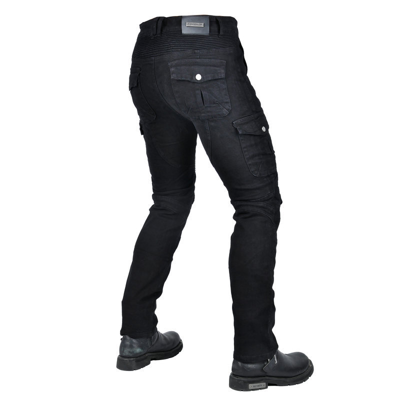 VOLERO impermeable moto jeans motocicleta pantalones de montar a prueba de viento herramientas retro carreras anti-caída pantalones hombres y mujeres