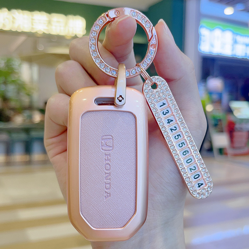 ホンダのキーカバーを適用します。女性十一代アコード十代思域crv型格xrv冠道英仕派のキャンバスボタンです。|undefined