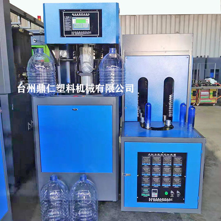 Máquina que sopla de la botella de aceite de la manija caliente de la venta de Dingren manual pequeña máquina que sopla de la botella image 4