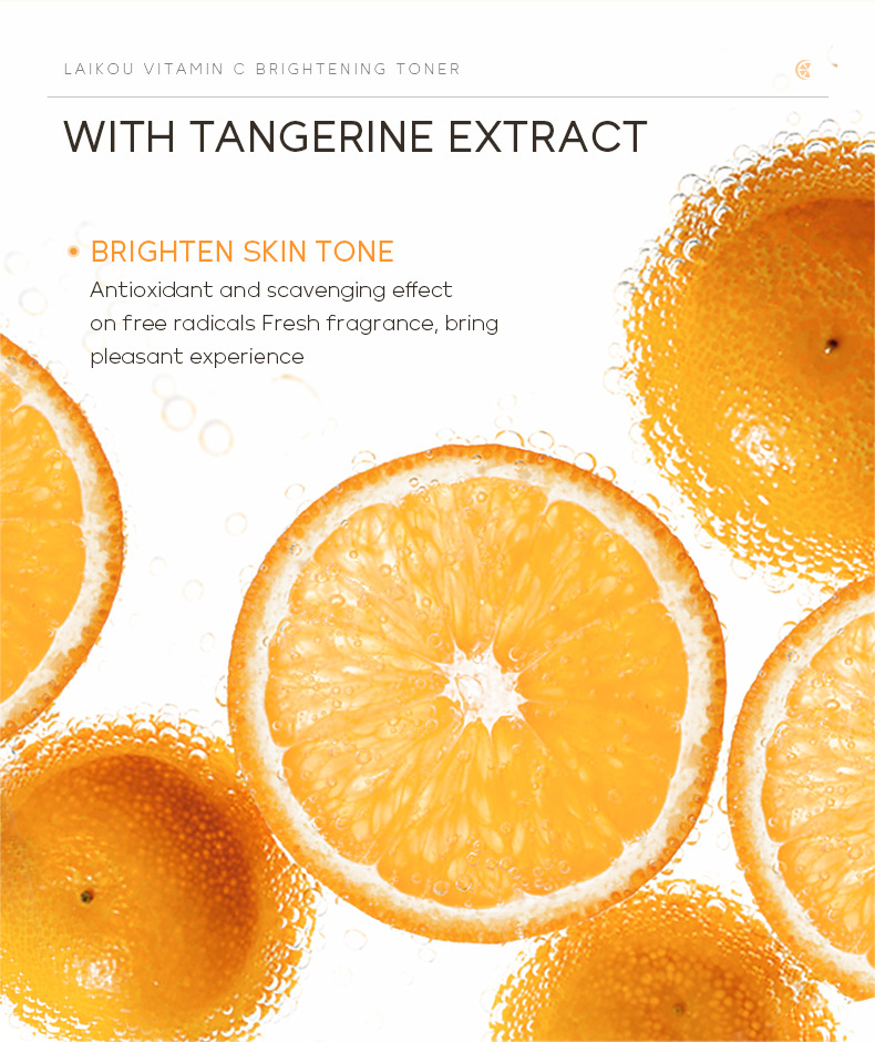 Cross-border LAIKOU Vitamin C Toner 100ml Hydrating and Moisturizing Toner Cosmetics Manufacturer Wholesale AliExpress undefined