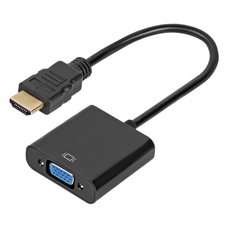 Transfronterizo caliente HDMI a VGA línea HD 1080p portátil decodificador convertidor HDMI a VGA