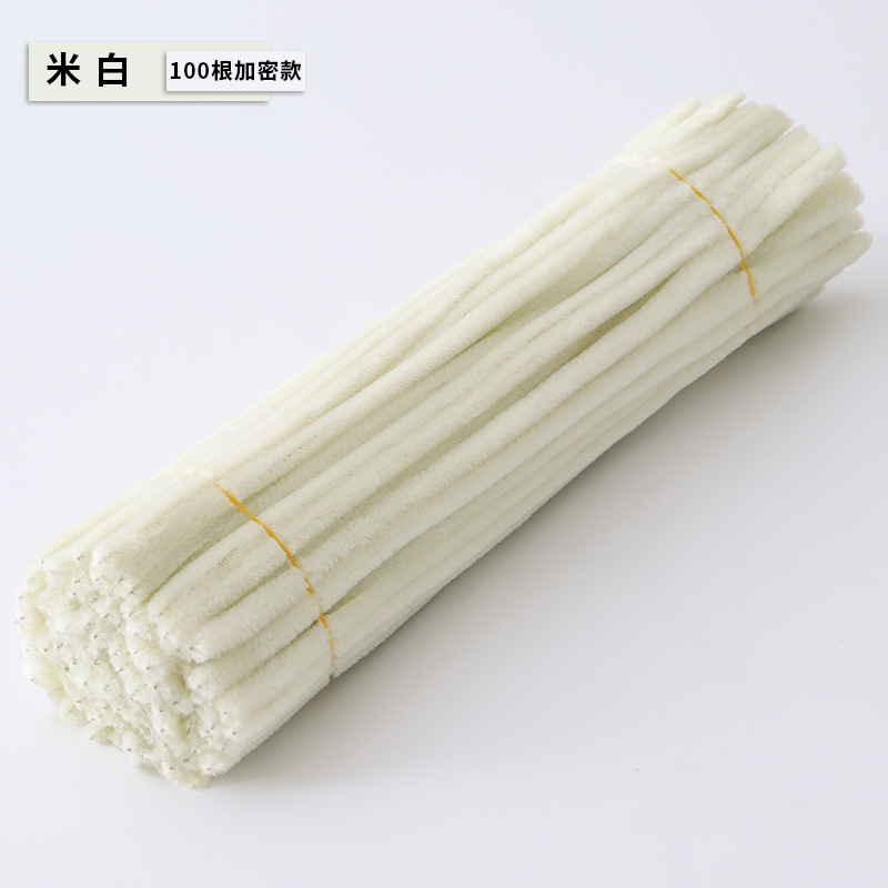 Macarón torsión varilla de cifrado ramo de terciopelo hecho a mano DIY material paquete de juguetes inteligentes fuegos artificiales raíz de pelo colorido