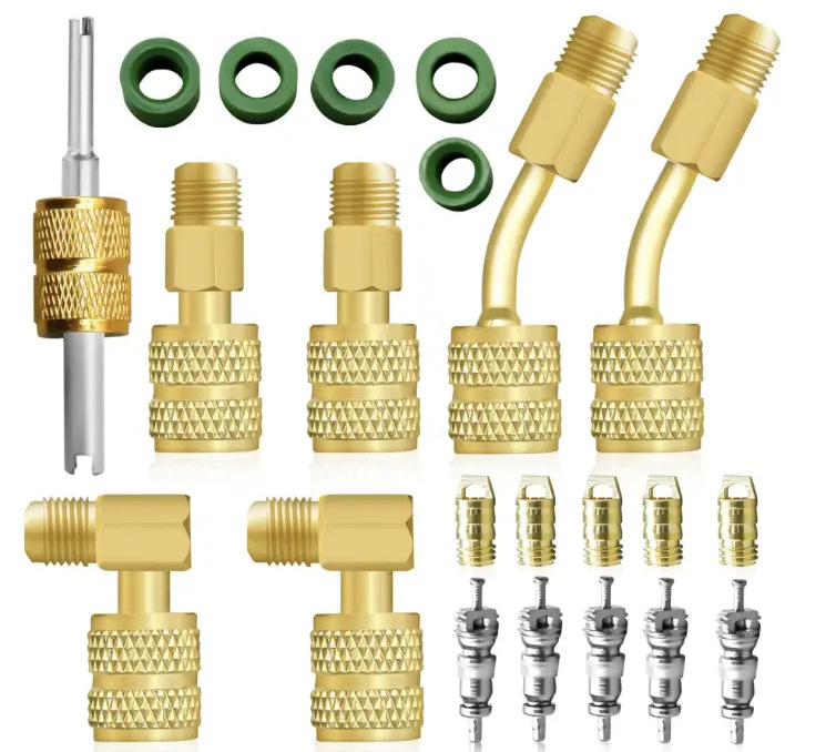 Herramienta de conversión de reparación de aire acondicionado de conector de conversión de R410-R22