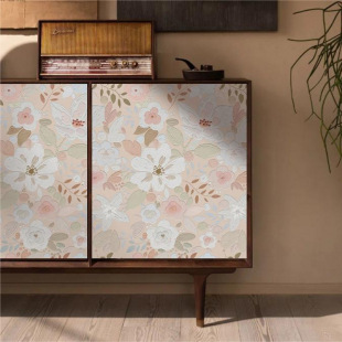 Furniture Renovation Stickers Shoe Cabinet Renovation Wall Background Wall Household Cabinet Wardrobe Self-adhesive Thickening No Glue