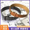 source factory lady leather clothing A collar for a horse customized Windbreaker Jacket Collar decorate Neck strap Belt PU Leatherwear