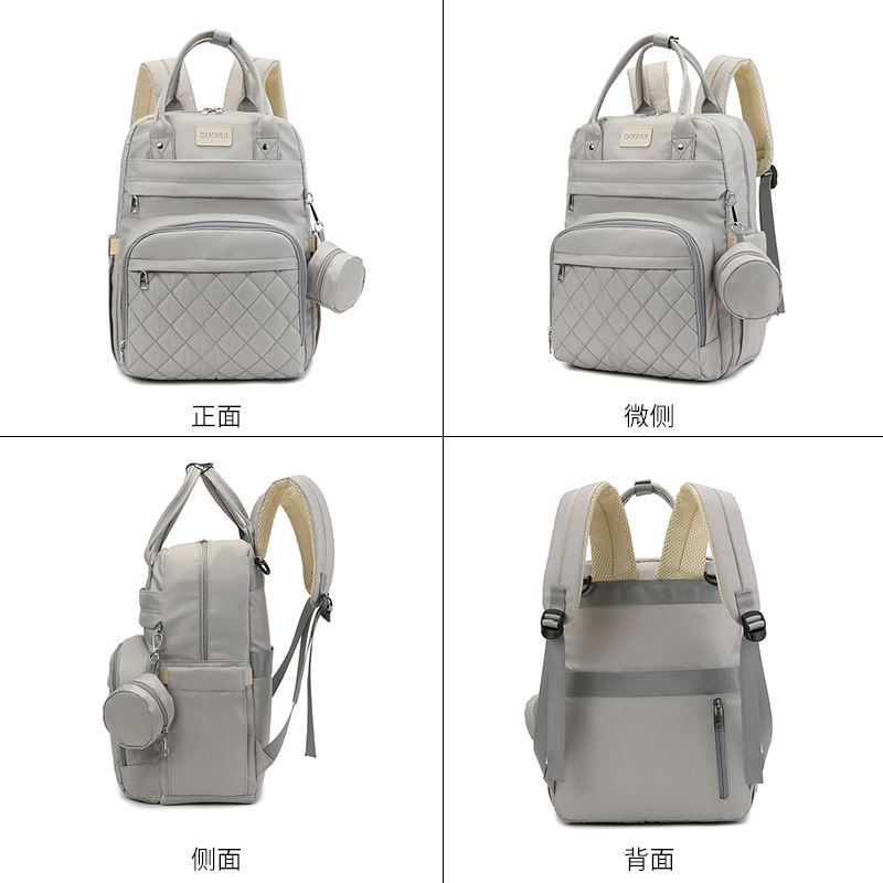 Large-capacity mother and baby bag for outings, multifunctional folding crib bag, portable baby bag, multifunctional mommy bag