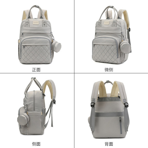 Large-capacity mother and baby bag for outings, multifunctional folding crib bag, portable baby bag, multifunctional mommy bag