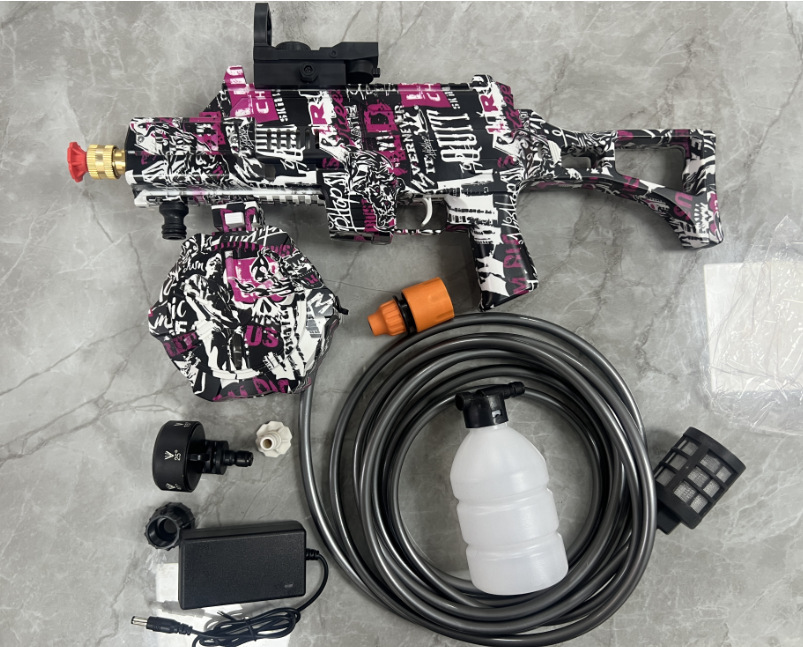 Transfronterizo AK lavado de automóviles de alta presión gran pistola de agua con tubería de bombeo portátil de aspersión de agua de gran capacidad de la red