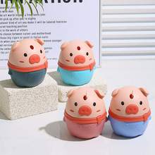 按压式牙签筒创意家用牙签盒按压式自动弹出商用高颜值卡通牙签罐