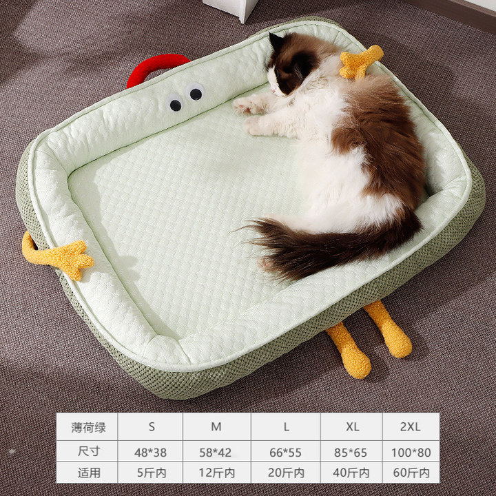 Perrera interior al por mayor Four Seasons Universal Super Small Small and Medium Sleeping Cama de verano para gatos Cama para perros Productos para mascotas de invierno