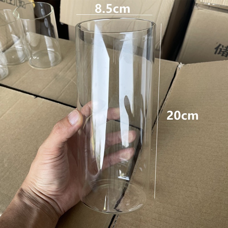 スポットヨーロッパの家庭用家具ガラスキャンドルカップ結婚式レストランキャンドルホルダーシンプルな高ホウケイ酸ガラスキャンドルカップ|undefined