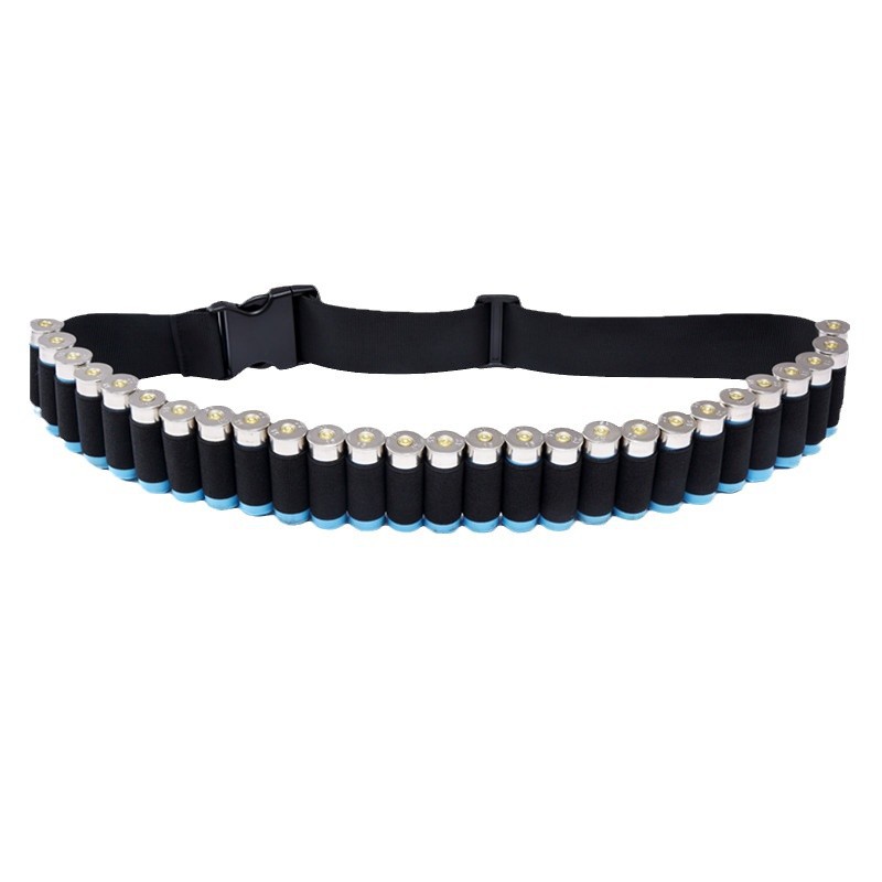 Correa de cinturón de bala oblicua colgante camuflaje caza bomba suelta Cinturón de sujeción portátil 27 Plaid bomba cinturón táctico