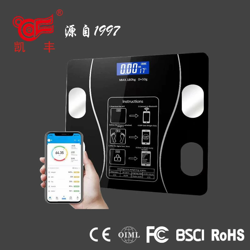 Электронные весы Kaifeng для измерения веса и состава тела, высокоточные весы для ванной комнаты, доступны на Amazon