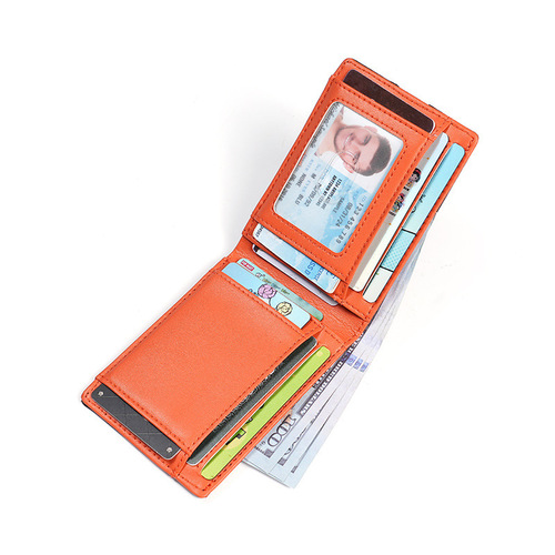 Men's wallet carbon fiber foreign trade driver's license wallet men's high-end trendy simple business atmosphere wallet
