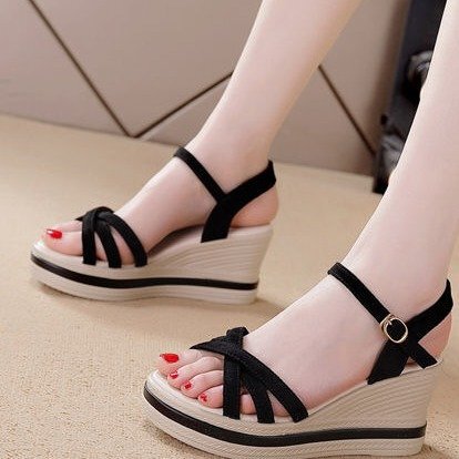2026 Summer Roman Style One-Strap Wedge Sandals for Middle-Aged Moms with Wide Feet, High Heels, Widened and Enlarged Sandals for Wide Feet 2026 Summer Roman Style One-Strap Wedge Sandals for Middle-Aged Moms with Wide Feet, High Heels, Widened and Enlarged Sandals for Wide Feet