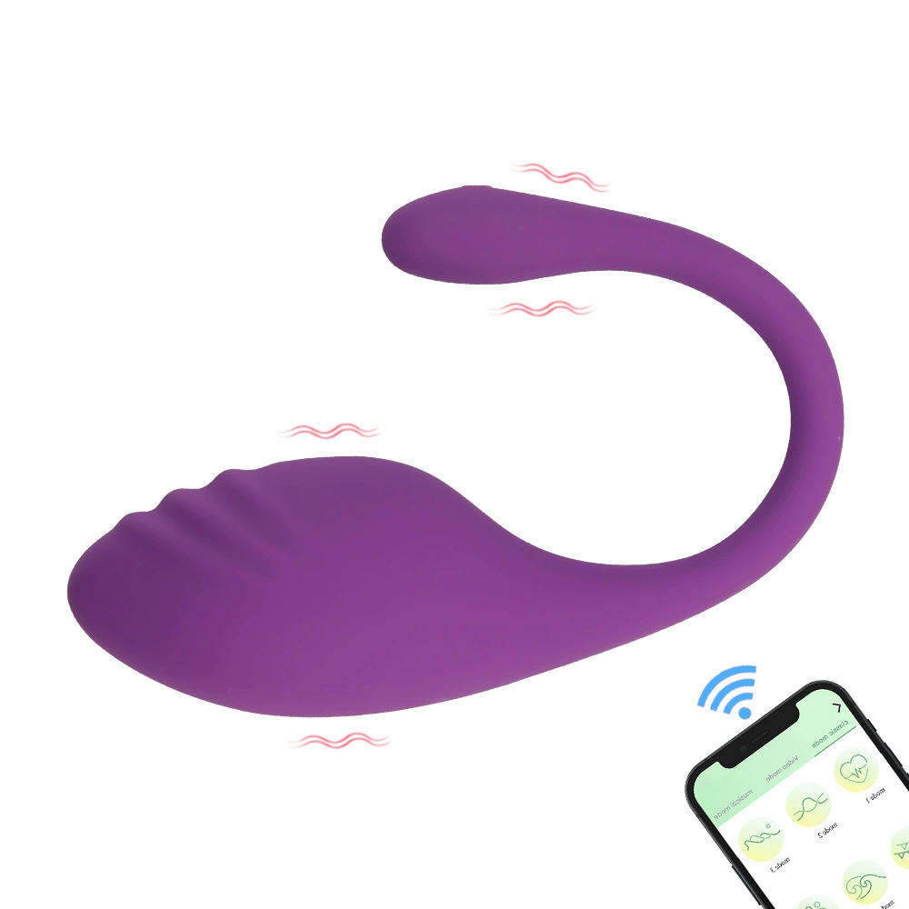 Ножка для массажа яйцо USB зарядка APP Вибрация Прыжковая массажная палочка для женщины, массаж мастурбации производителя напрямую