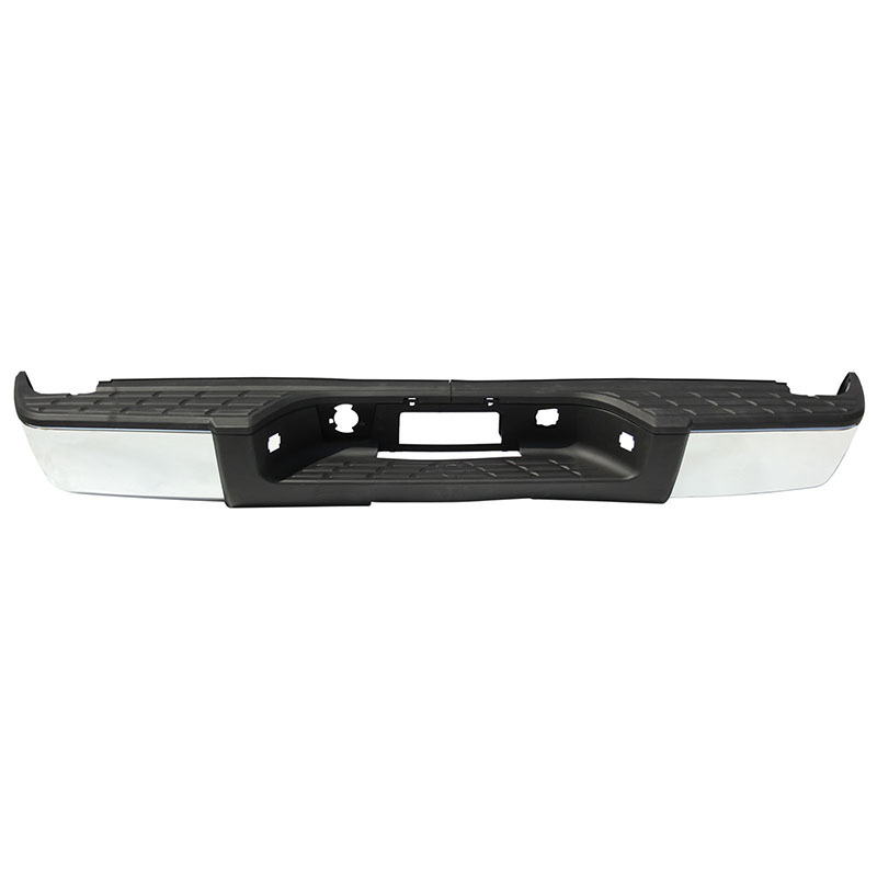 Aplicable a Chevrolet 08 - 13 Silverado parachoques traseros Solode original galvanizado sin agujeros