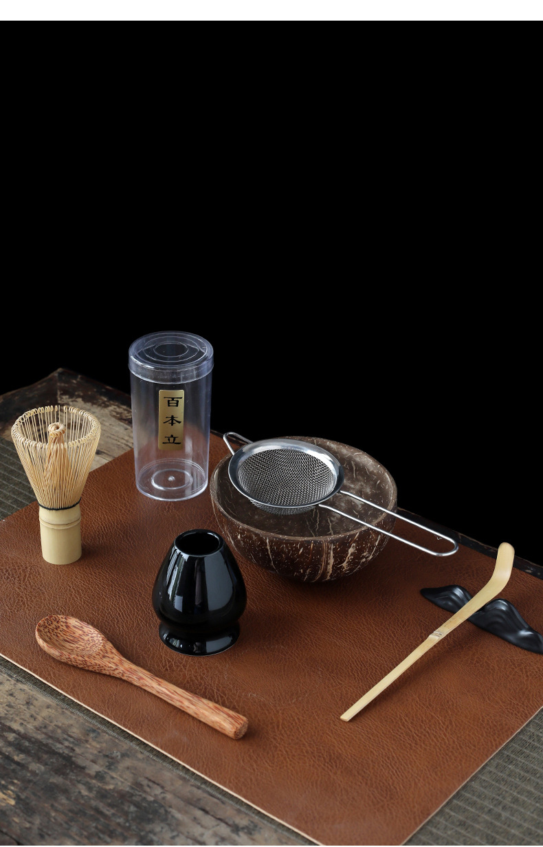 Traditional Matcha Tea Set – Bamboo Whisk & Coconut Bowl 41 O1CN01Gl39D120SR6VcobSB !!2924426848 0 cib
