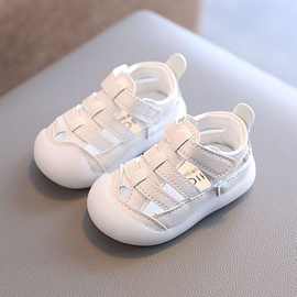 一件代发夏季新款女宝宝凉鞋婴幼儿学步鞋0-1一2岁小童男凉鞋沙滩