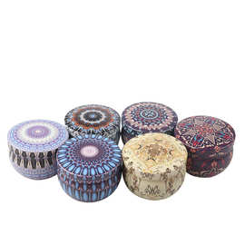 外贸新款铝合金磨烟器 磁性自带储存罐研磨机 创意研磨器 grinder