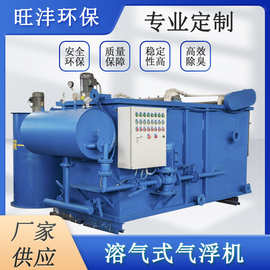 凹气式气浮设备工业废水研磨酸洗污水处理设备平流式溶气气浮机
