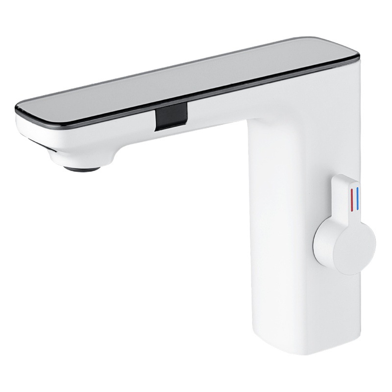 Zhongyi fuente transfronteriza inteligente doble inducción de agua Cuenca del grifo baño cuenca digital Pantalla de inducción grifo