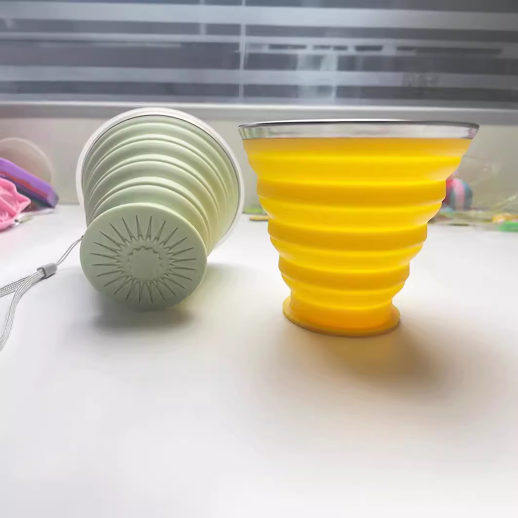 New silicone folding cup creative 270ML outdoor travel portable new…