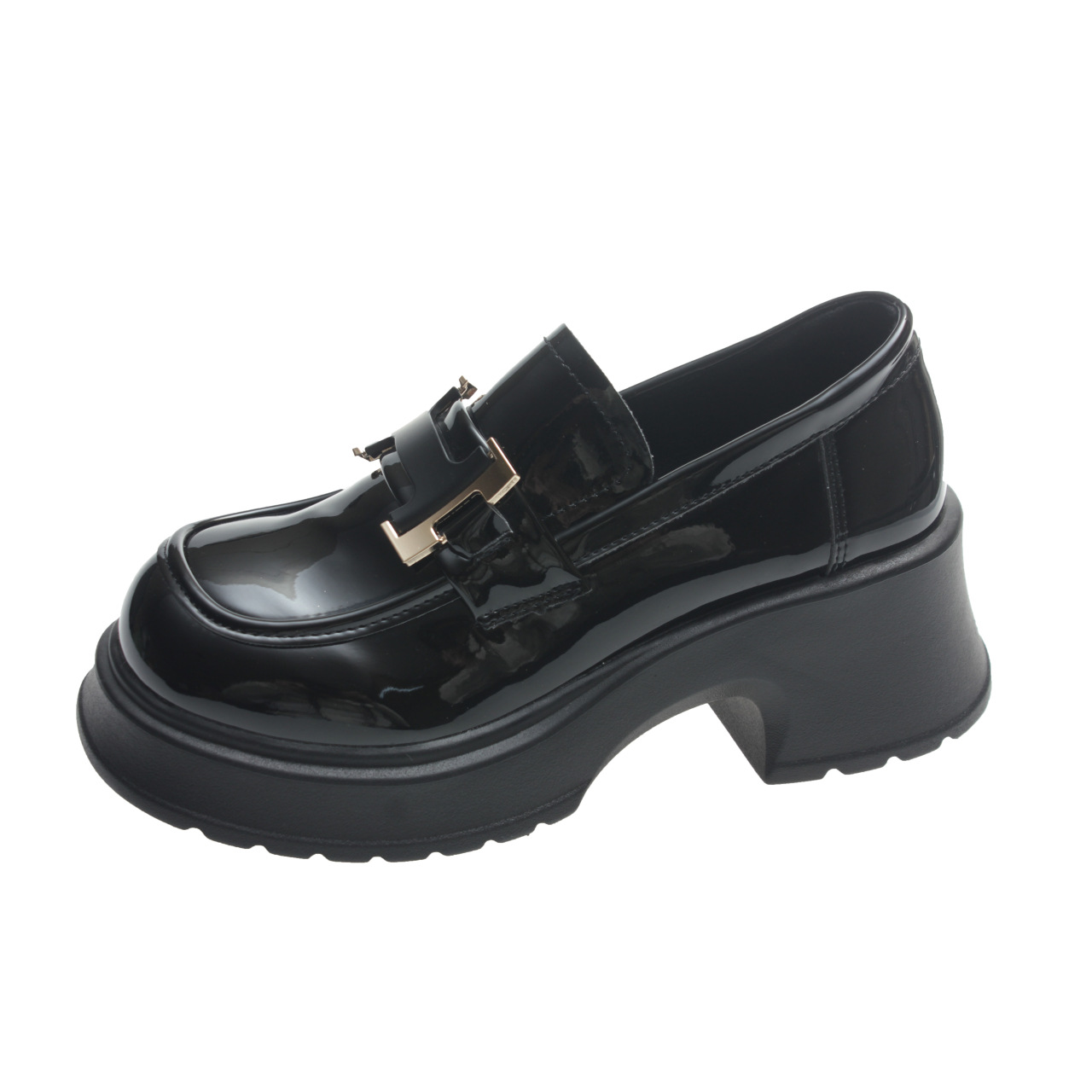 Zapatos de mujer de talla grande 41-43 zapatos de cuero de trabajo de estilo británico para mujer 2024 Primavera Nueva JK zapatos Mary Jane del todo fósforo