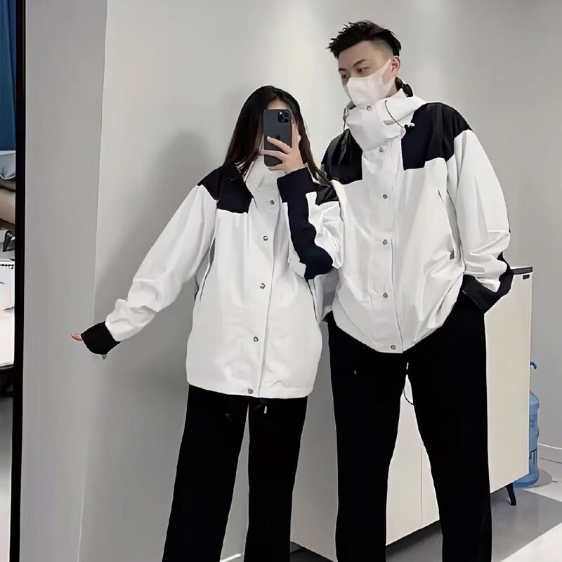Outdoor windproof and waterproof mountaineering jacket for men and women, US version TNF North Face jacket, spring and autumn hiking jacket Outdoor windproof and waterproof mountaineering jacket for men and women, US version TNF North Face jacket, spring and autumn hiking jacket