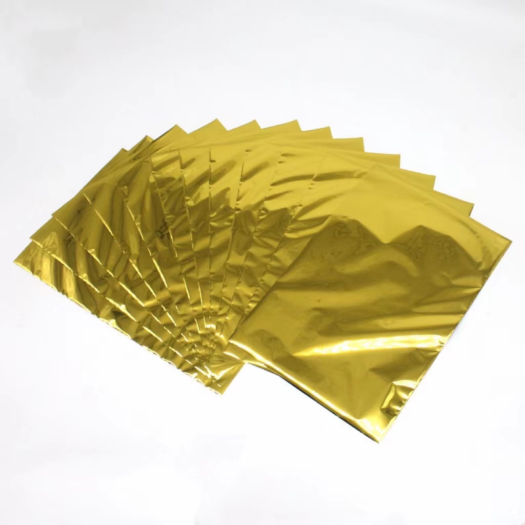 DIY手工烫金纸 A4烫金膜 过塑封机烫印膜 碳粉转印膜50张/包
