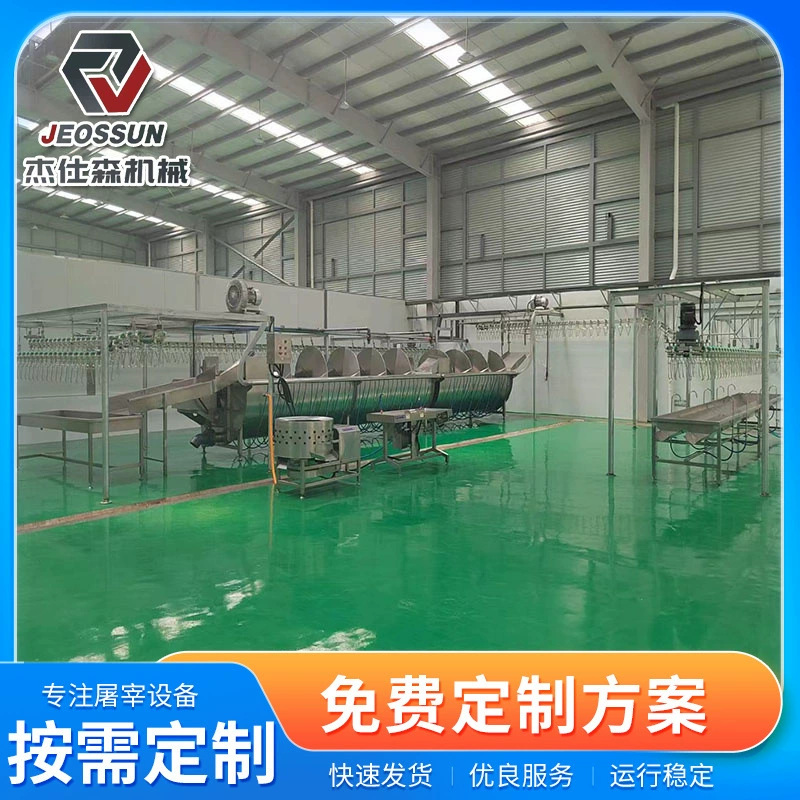 Автоматическая линия убоя и обезпухровки бройлеров и несушек, оборудование для обезпухровки птицы в Чжучэн