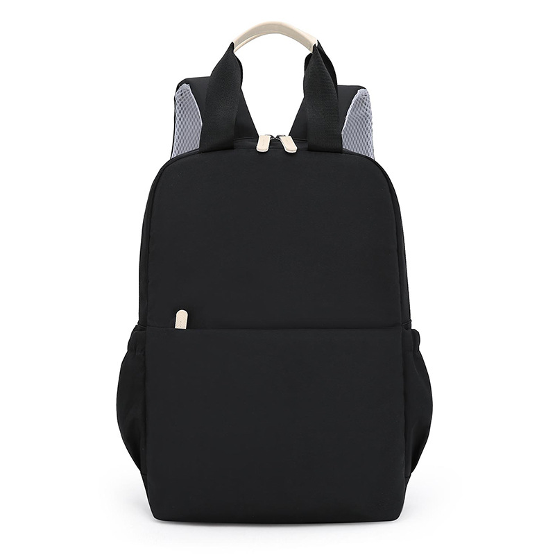 Logotipo imprimible bolsa para computadora portátil mochila de tela Oxford para mujer mochila ligera y simple de 14 pulgadas mochila escolar para estudiantes