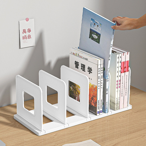 Bookstand desktop bookshelf divider baffle books desk storage rack student school high school books foldable