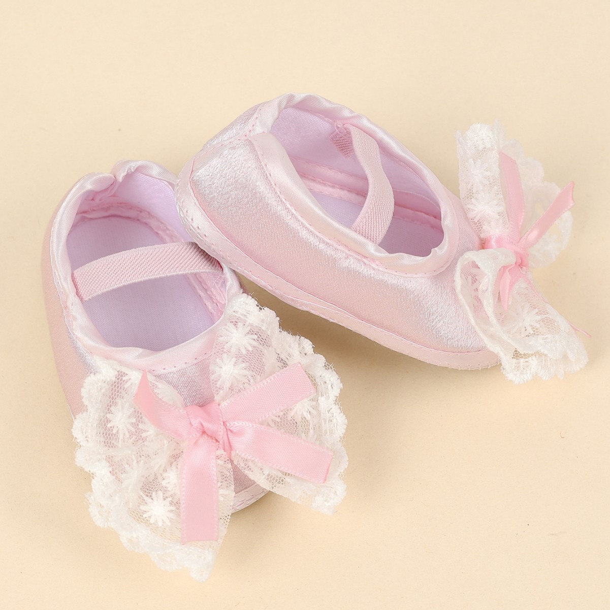 2025 New Baby Toddler Shoes Lace Bow Princess Shoes 0-1 Years Old…