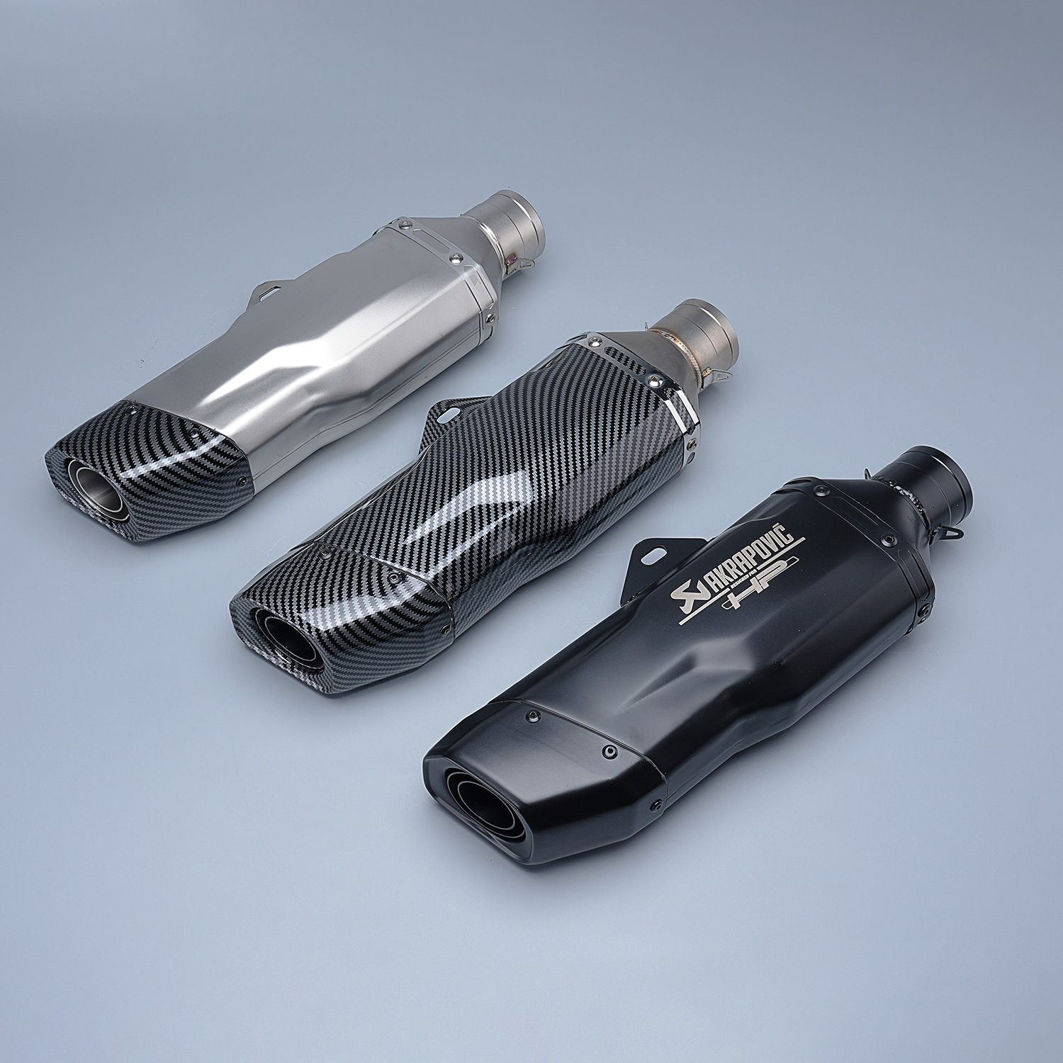 Motorcycle exhaust modification F850GS large displacement locomotive carbon fiber tail pipe 790ADV tail section exhaust pipe K196 row