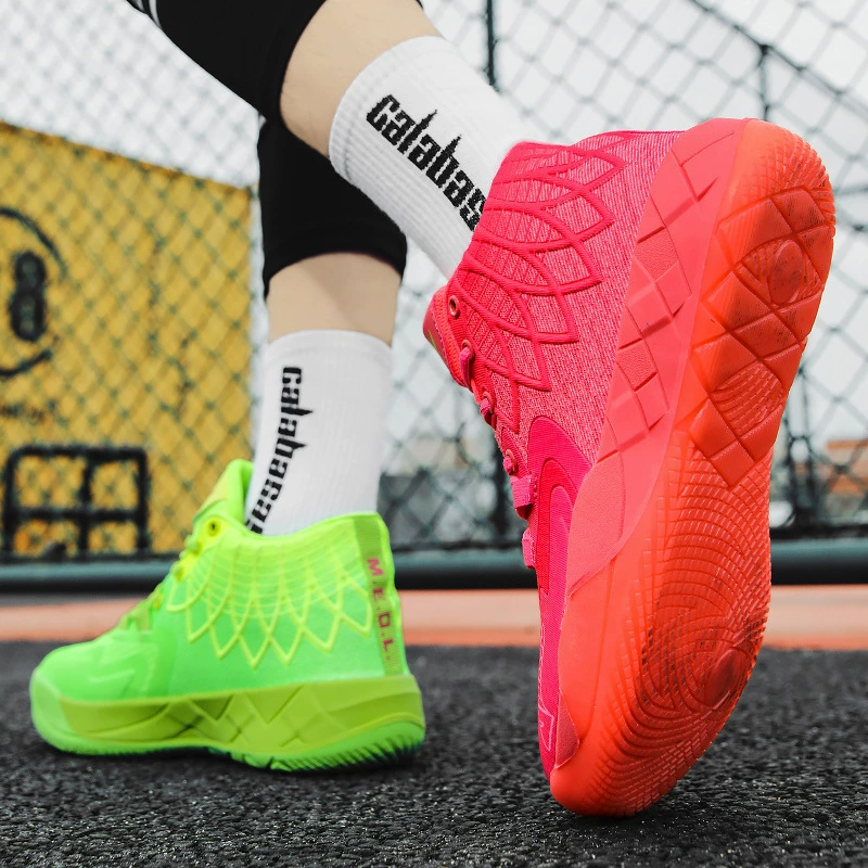 Мужская обувь 2025, летние новые стильные баскетбольные кроссовки с вязаной сеткой, легкие, дышащие, модные, повседневные спортивные кроссовки, модные сетчатые кроссовки