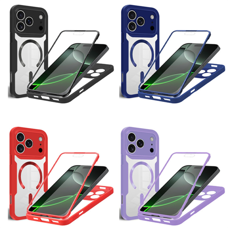 New All-Inclusive Magnetic iPhone 17 Pro Max Phone Case Suitable for Apple 17/16 Transparent 15/14 Cross-Border 13 New All-Inclusive Magnetic iPhone 17 Pro Max Phone Case Suitable for Apple 17/16 Transparent 15/14 Cross-Border 13