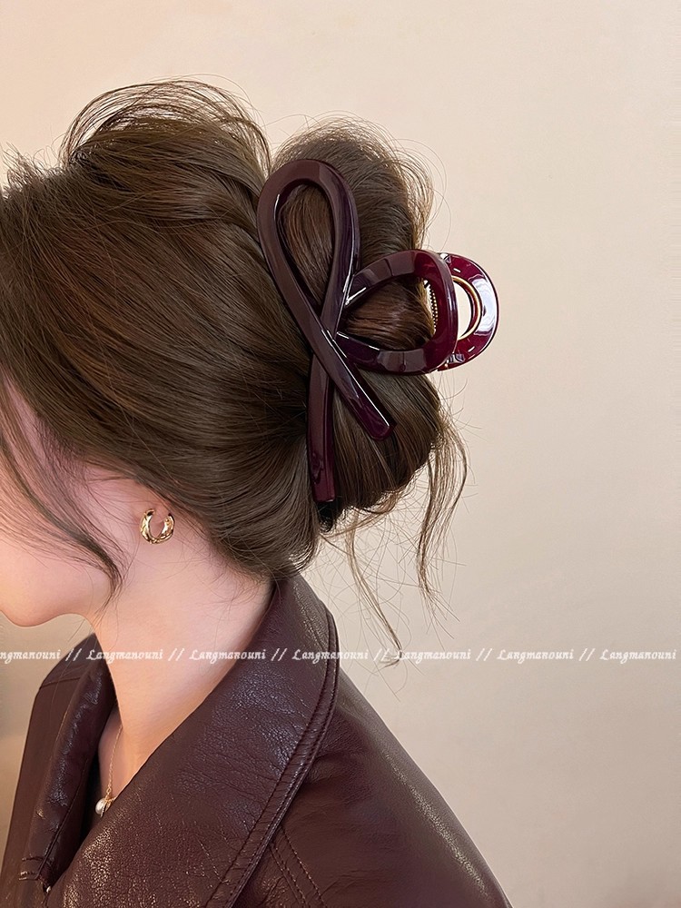 PC-Material Haargreifer Große Größe für volles Haar Haarspange Damen Hinterkopf Hai-Clip Neues Modell Hochwertiges Haarzubehör