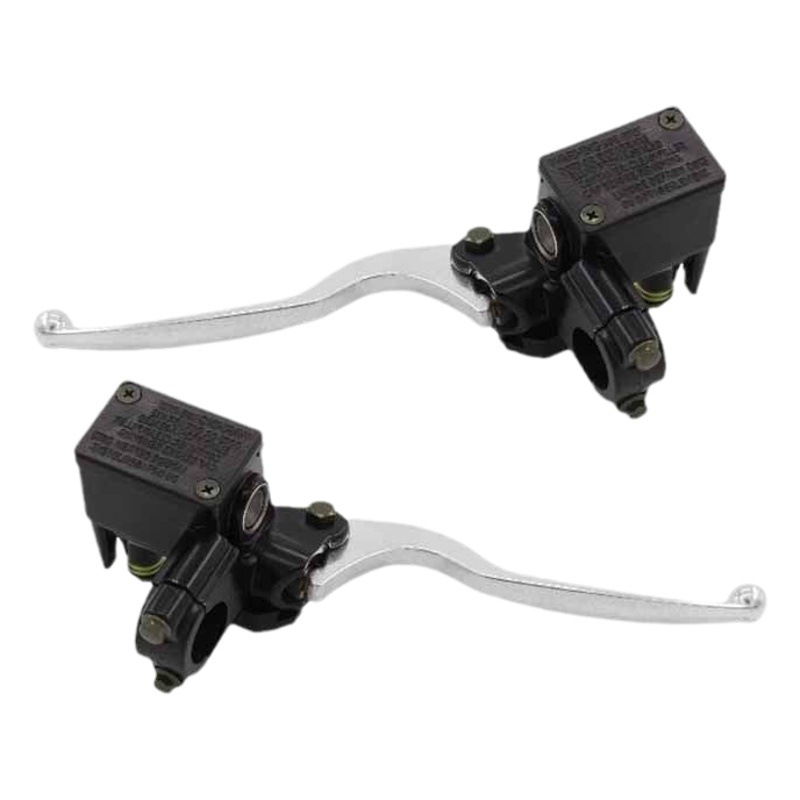 Coche eléctrico chico guapo bomba de freno delantero y trasero hidráulico mango de freno de aceite pedal motocicleta bomba de freno de disco pinza bomba de aceite