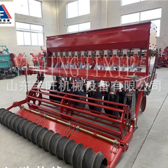 多功能12行小麦农作物播种机 拖拉机后置式播种机