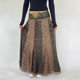 AliExpress Antique Contrast Color Print Lace Trimmed A- Line Long Dress Temperament Light Mature Style Design Sense Large Swing Skirt