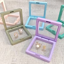 速卖通品质透明pe薄膜盒 水晶戒指耳环防尘展示盒 银元收纳防氧化
