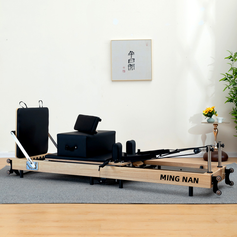 Cama de Pilates plegable, reformador móvil, equipo de fitness, reformador para el hogar, entrenador de yoga
